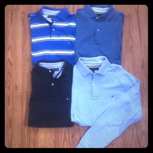 👕Lot of 4 TOMMY Polo Shirts Size Small Bundle